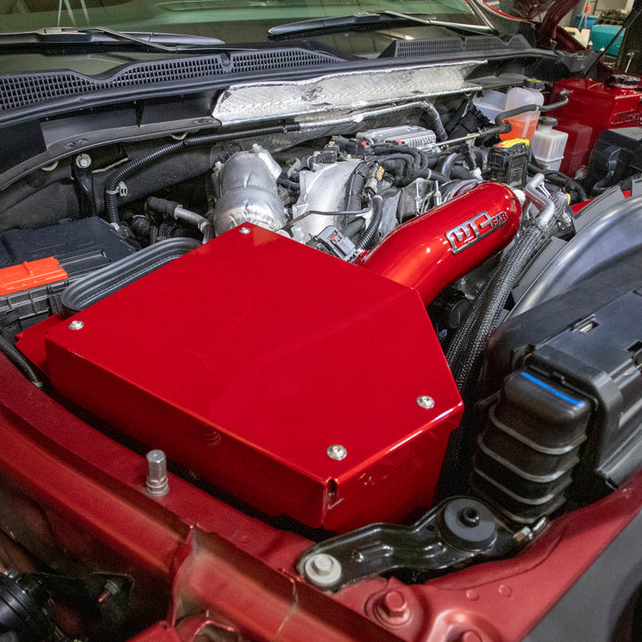 Wehrli 20-26 GM Duramax L5P 4in Intake Kit - Sparkle Bomber Orange