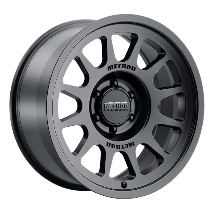 Method MR703 Bead Grip 18x9 12mm Offset 6x5.5 106.25mm CB - Matte Black