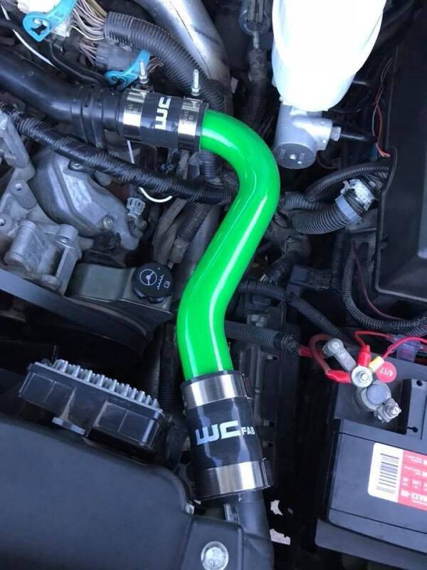 Wehrli 06-10 GM Duramax LBZ/LMM Upper Coolant Pipe - Sparkle Granny Smith