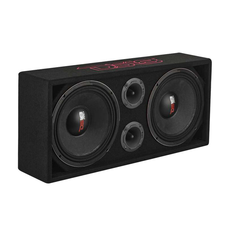 DS18 Loaded Ported Enclosure Incls PRO-X10M &amp; PRO-TWX2/FRP-1.2K4/ Cable &amp; Terminal- Black Carpet