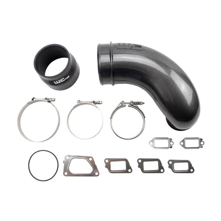 Wehrli 11-16 GM Duramax LML 5in Intake Horn - Fine Texture Black