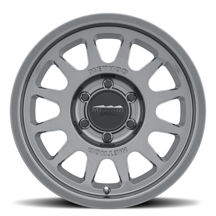 Method MR703 Bead Grip HD 18x9 +40mm Offset 6x5.5 95.25mm CB Gloss Titanium Wheel