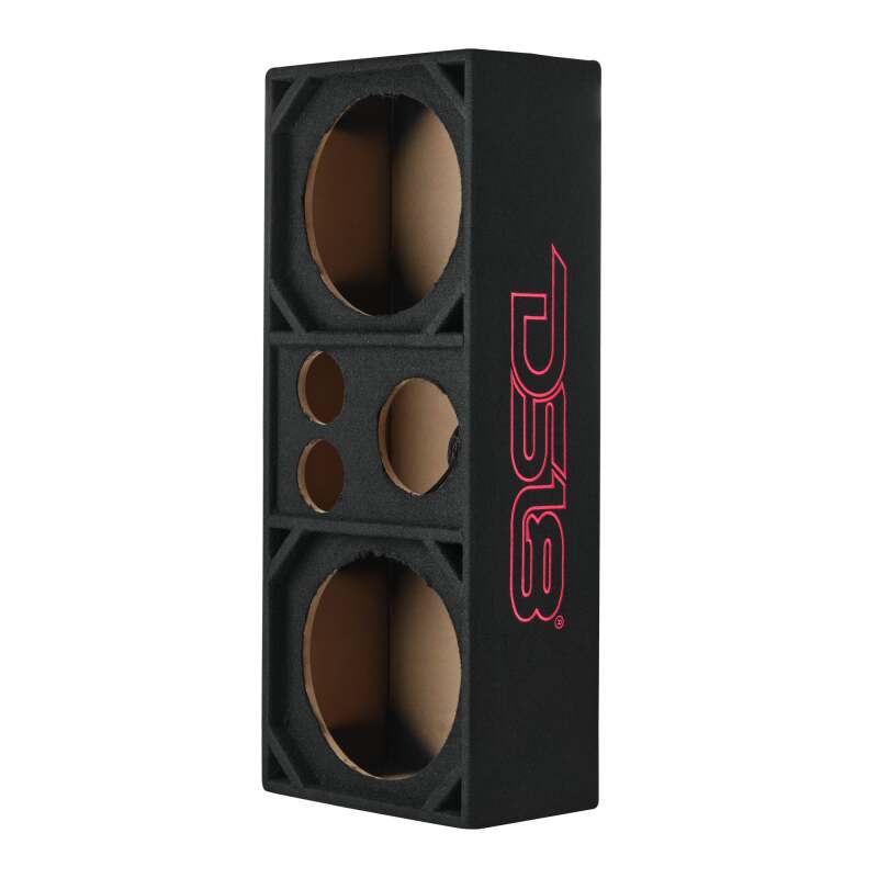 DS18 Ported Enclosure 2x 12in Mids 2x 3.6in Tweeters &amp; 1 x 5.7in Horn Diffuser -Black Carpet