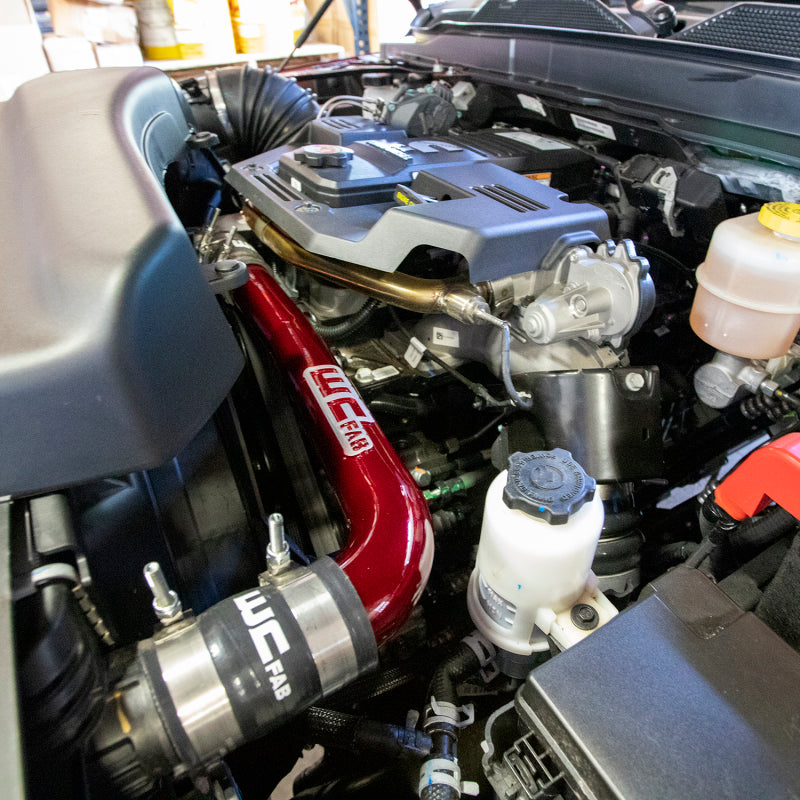 Wehrli 19-24 6.7L Cummins Standard Output (SO) Upper Coolant Pipe - Candy Teal