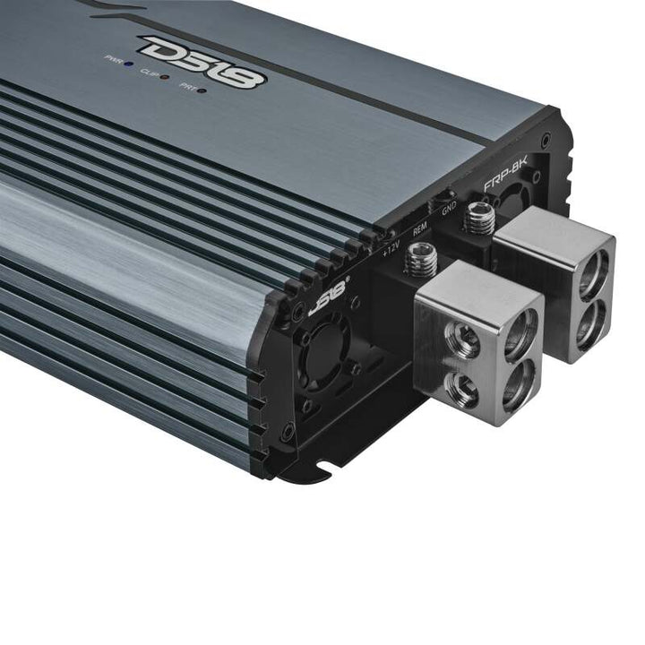 DS18 1-Channel Class D Full-Range Monoblock 8000 Watts RMS at1 ohm DPIV1/0 Terminals Incl Titanium