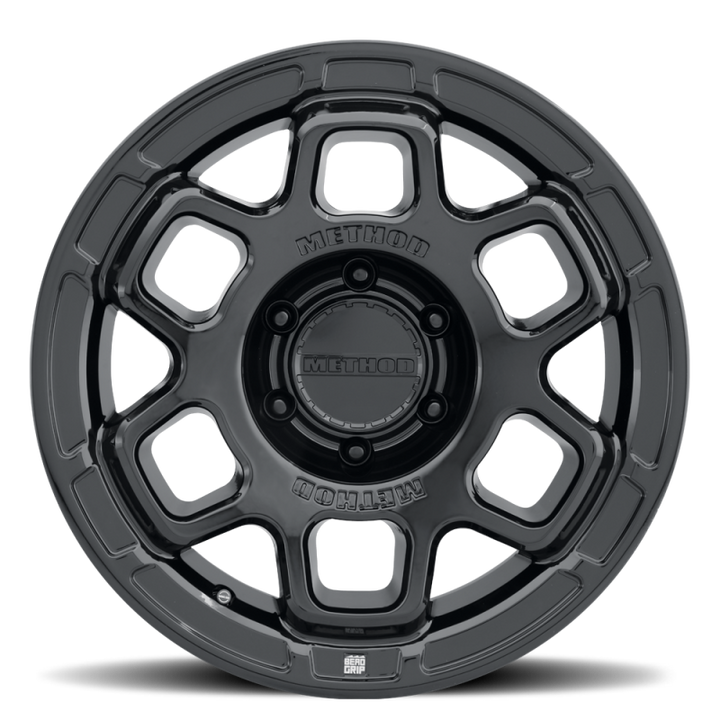 Method MR710-HD Bead Grip 17x8.5 / 6x5.5 / 0mm Offset / Gloss Black Wheel