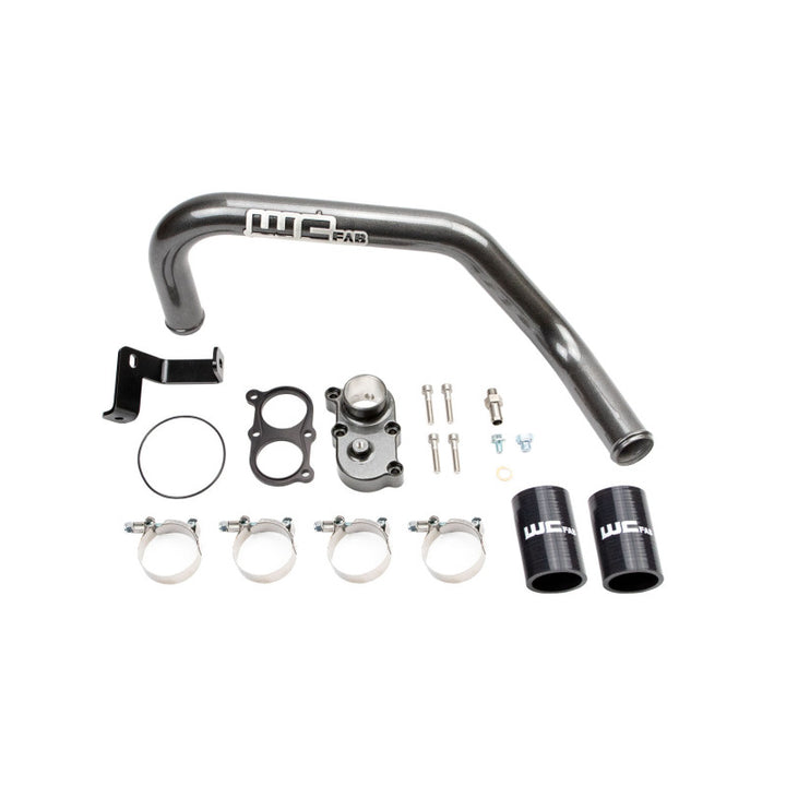 Wehrli 06-10 GM Duramax LBZ/LMM (Dual CP3) Thermostat Housing Kit - Chevy Orange