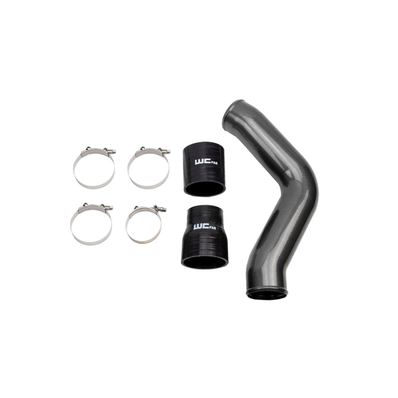 Wehrli 13-18 Cummins 6.7L Driver Side 3.5in Intercooler Pipe - Semi-Gloss Black