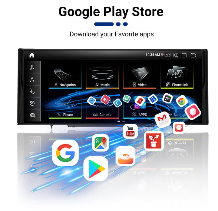 AuCar Android 13 12.3" Car Radio GPS Navigation For Audi A1 2012-2018 Car Multimedia Stereo Player Car Video