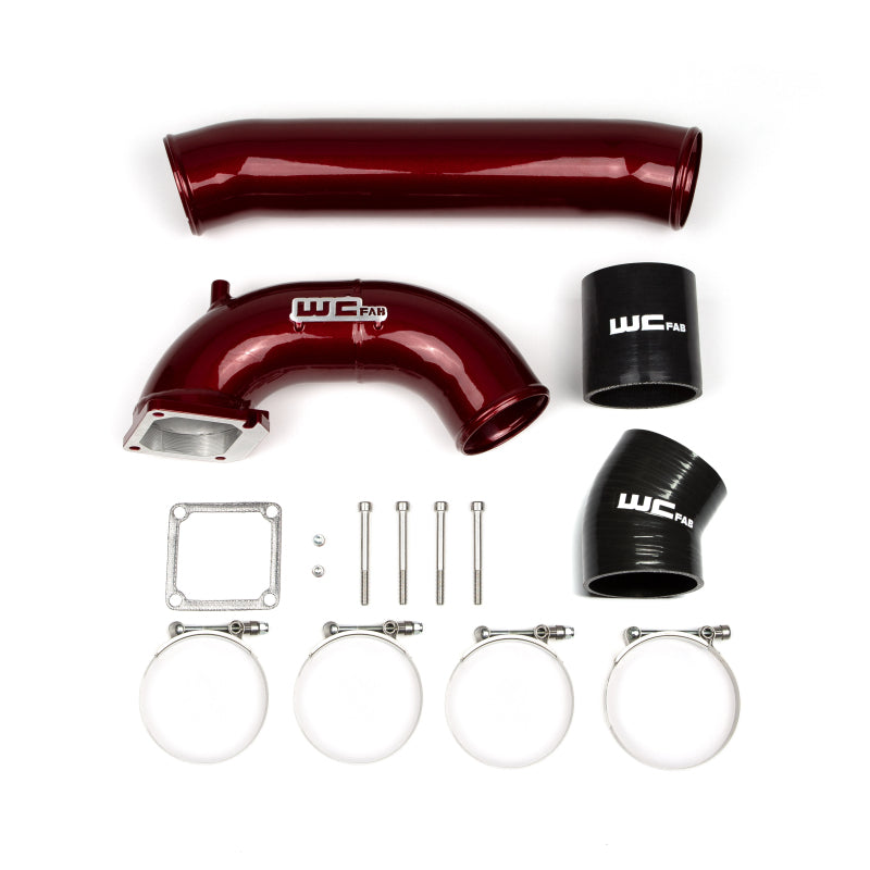Wehrli 98.5-02 Cummins 5.9L 3.5in Intake Horn &amp; Driver Intercooler Pipe - Illusion Purple