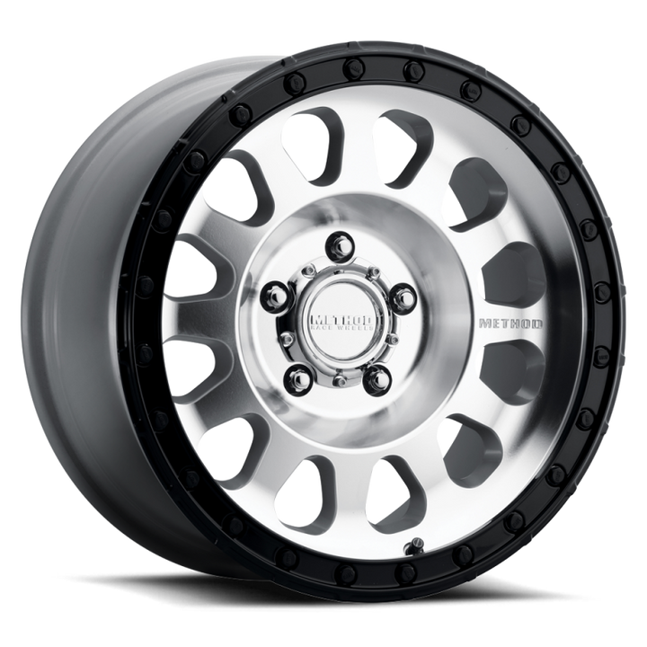 Method MR315 17x9 -12mm Offset 5x5 71.5mm CB Machined Wheel - Gloss Black Lip