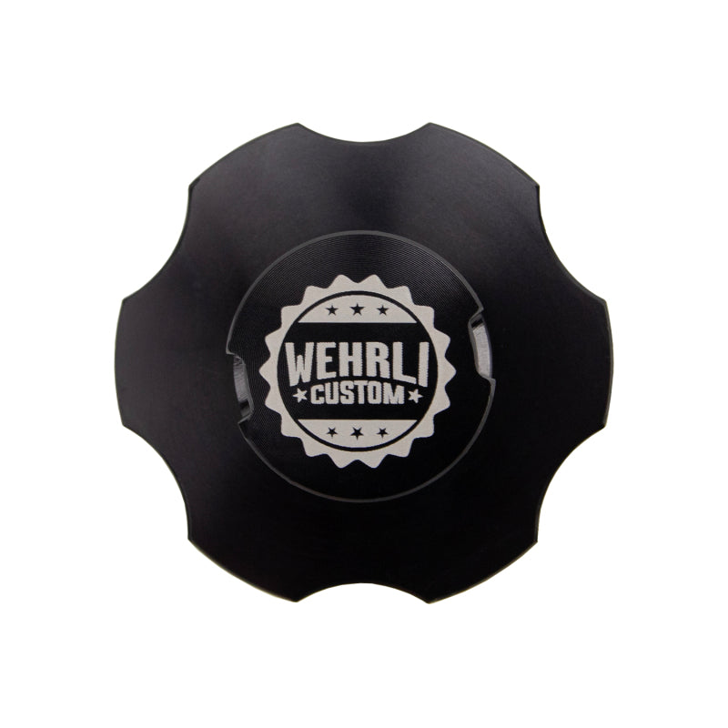 Wehrli 11-25 Ford Power Stroke 6.7L Billet Oil Fill Cap - Black Anodized