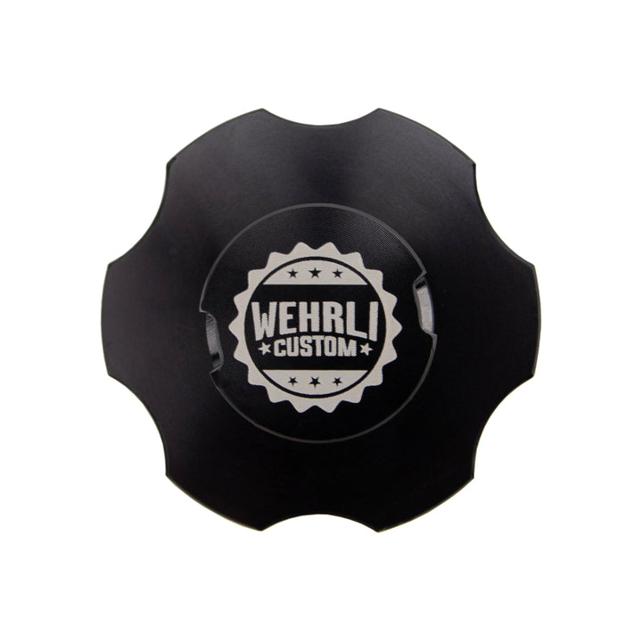 Wehrli 11-25 Ford Power Stroke 6.7L Billet Oil Fill Cap - Black Anodized