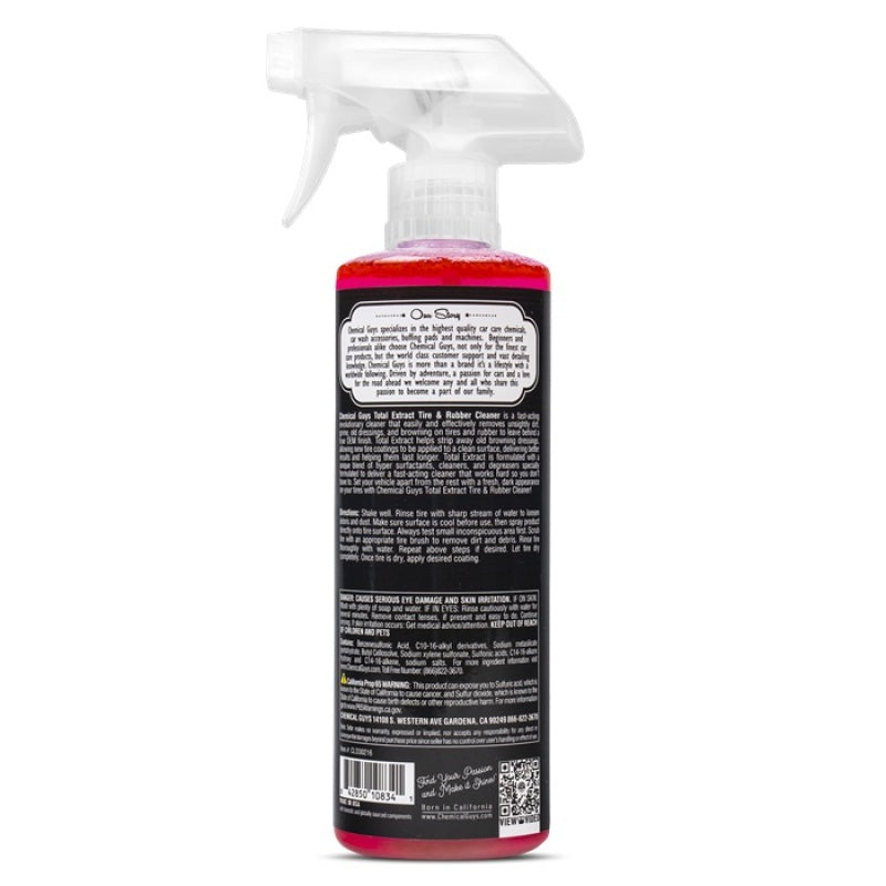 Chemical Guys Total Extract Tire &amp; Rubber Cleaner - 16oz