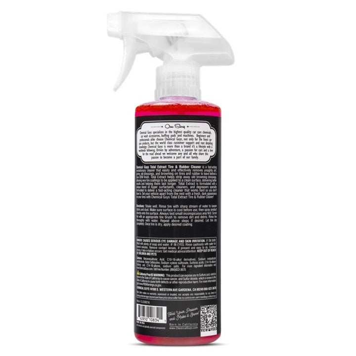 Chemical Guys Total Extract Tire &amp; Rubber Cleaner - 16oz
