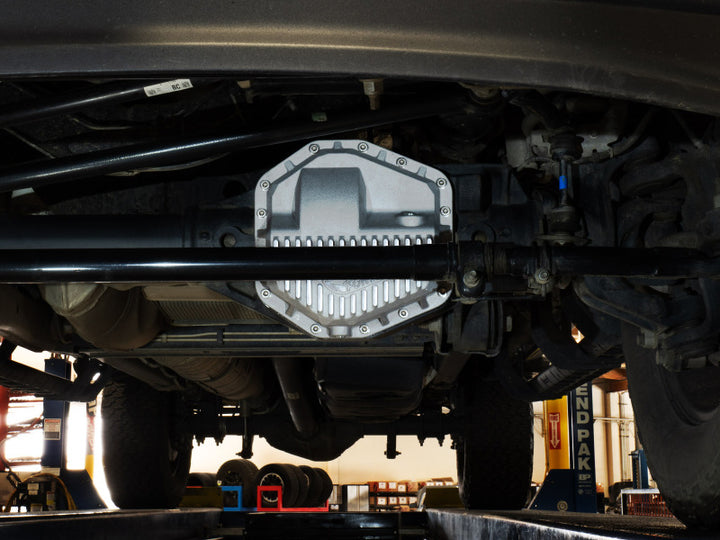 aFe POWER Street Series Front Diff Cover Raw w/ Machined Fins Ford F-250/350 23-26(Dana M235)