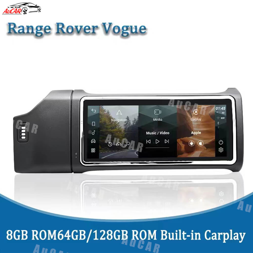 AuCAR 12.3 inch Android 10.0 For Land Rover Range Rover Vogue 2012-2018 Car Radio Multimedia Player Auto GPS Carplay