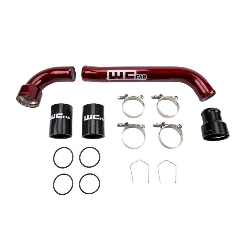 Wehrli 17-25 Ford Power Stroke 6.7L Upper Coolant Pipe Kit - Bengal Silver