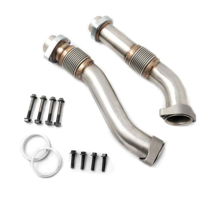Turbo Pedestal Exhaust Housing &amp; Up Pipe Kit For Early 1999 Ford 7.3 Powerstroke