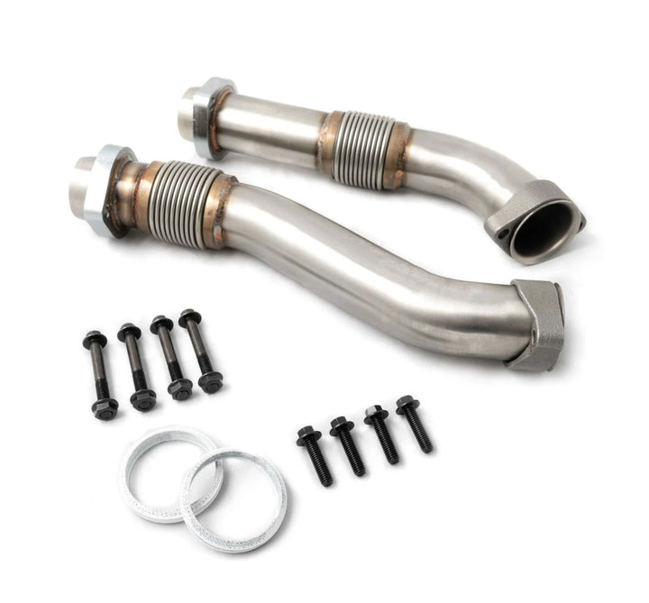 Turbo Pedestal Exhaust Housing &amp; Up Pipe Kit For Early 1999 Ford 7.3 Powerstroke