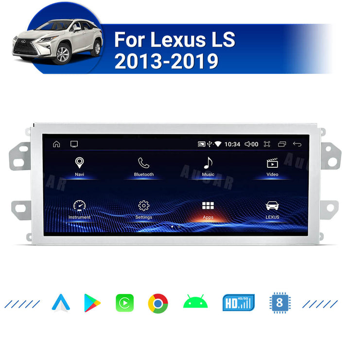 AuCar 12.3" Android Car Radio GPS Navigation For Lexus LS 2013-2019