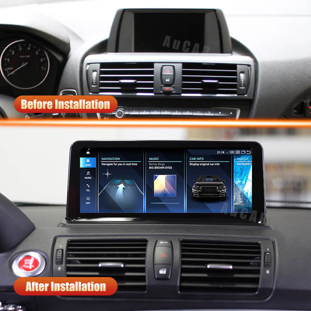 AuCar Android 13 12.3" Car Radio GPS Navigation For BMW 1 Series F20 F21 2011-2016 Car Multimedia Stereo Player Car Video