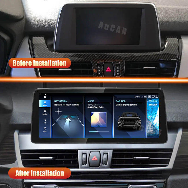 AuCar Android 13 12.3" Car Radio GPS Navigation For BMW 2 Series F45 F46 2013-2019 NBT Car Multimedia Stereo Player Car Video