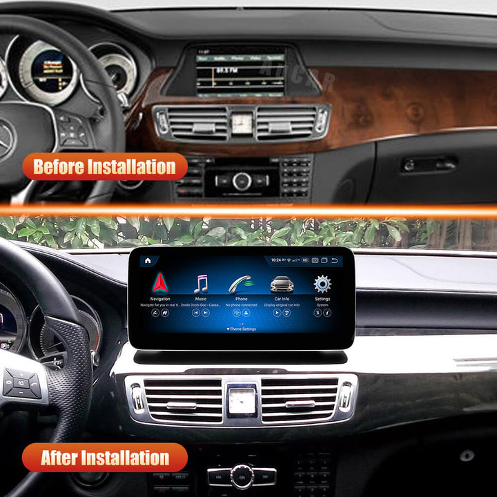 AuCAR Android 13 10.25/12.3 Head Unit Car Video For Mercedes-Benz CLS-Class-GTN 4.5 Car Multimedia Player GPS Navi Audio Radio Stereo Head Unit