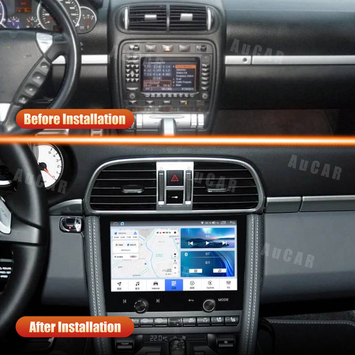 AuCAR Android 10 Head Unit Car Video For Porsche Cayman 2005-2012 Car Multimedia Player GPS Navi Audio Radio Stereo Head Unit Car Video