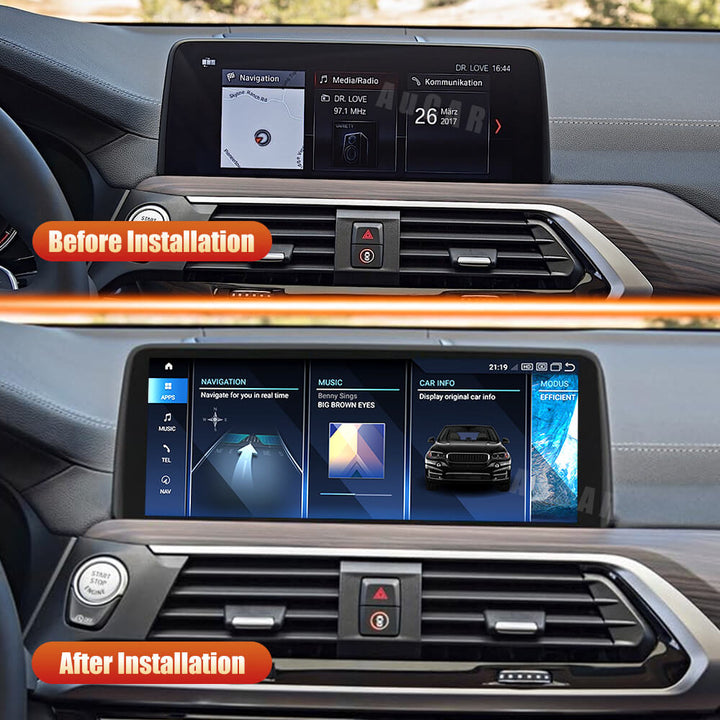 AuCar Android 13 10.25" Car Radio GPS Navigation For BMW X3/X4 G01/G02 2018-2020 Car Multimedia Stereo Player Car Video