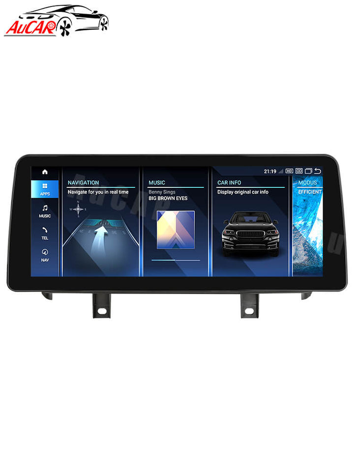 AuCar Android 13 10.25 / 12.3 Screen Size Car Radio GPS Navigation For BMW X5 F15 Car Multimedia Stereo Player Car Video