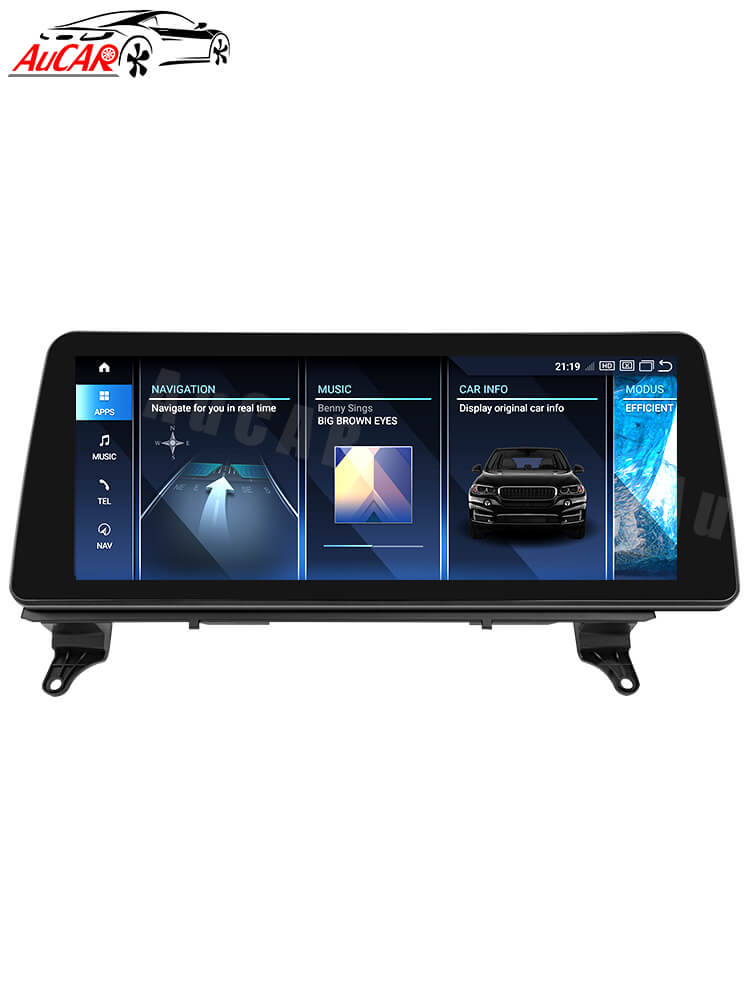 AuCar Android 13 10.25 / 12.3 Screen Size Car Radio GPS Navigation For BMW X5 E70 E71 Car Multimedia Stereo Player Car Video