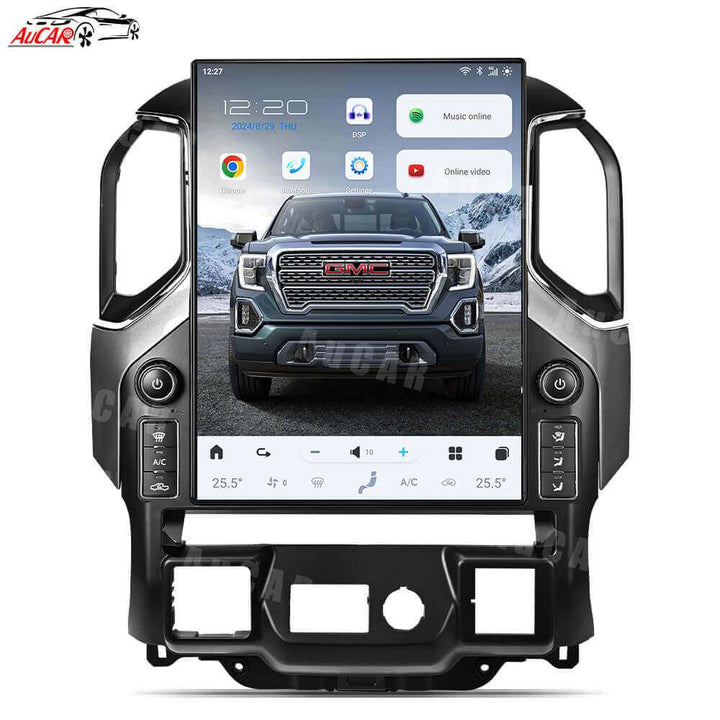 AuCar Tesla Android 15.6″ Car Radio GPS Navigation For Chevrolet Silverado GMC Sierra 2019-2026