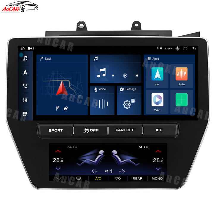 AuCar Tesla Android 13 12.3" Car Radio GPS Navigation For Maserati Granturismo (07-17) 1:1 Style 2024 Car Multimedia Stereo Player Car Video