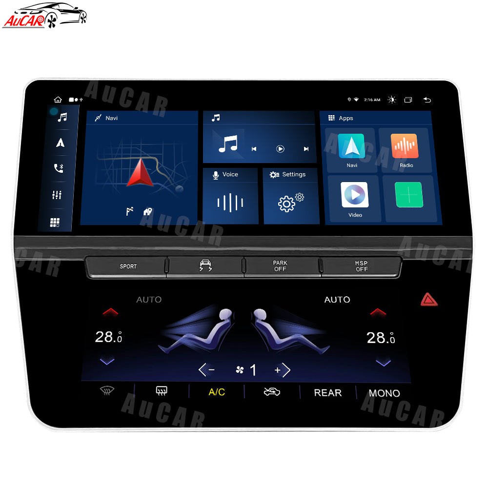 AuCar Tesla Android 12 12.3" Car Radio GPS Navigation For Maserati Granturismo (07-17) 1:1 Style 2024 Car Multimedia Stereo Player Car Video