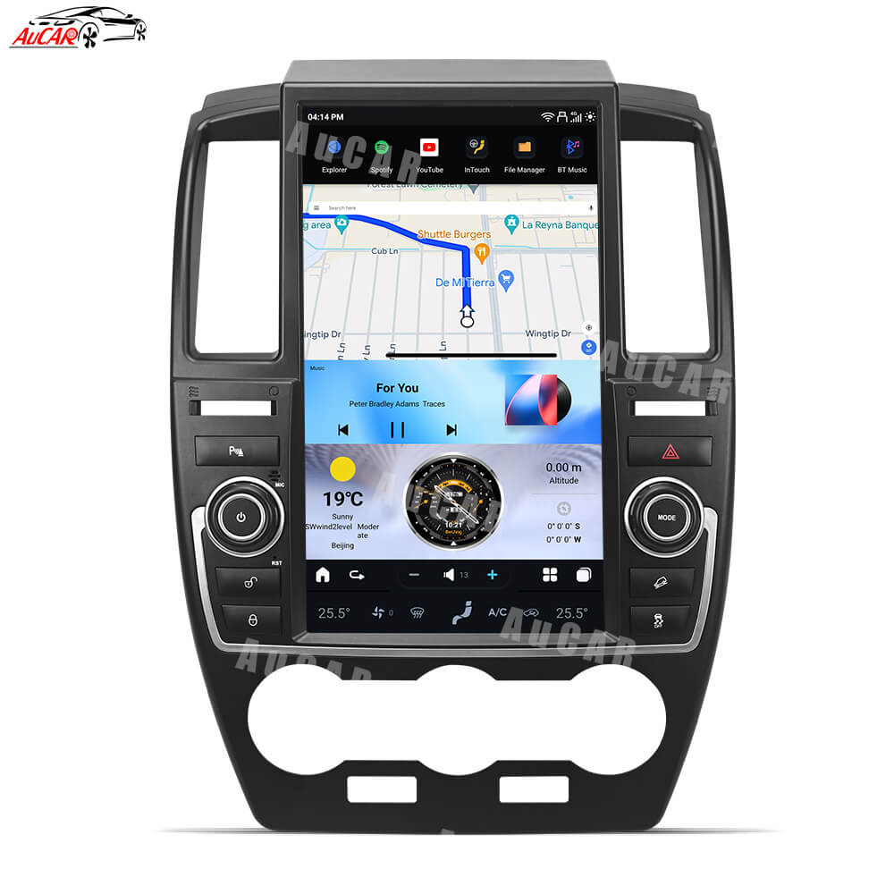 AuCar Tesla Android 12.1" Car Radio GPS Navigation For Land Rover Freelander 2 LR2 L359 2007-2015 Car Multimedia Stereo Player Car Video