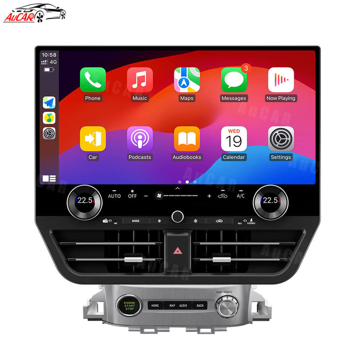 AuCar Tesla Android 19.8" Car Radio GPS Navigation For Toyota Land Cruiser 2016-2021 Car Multimedia Stereo Player Car Video