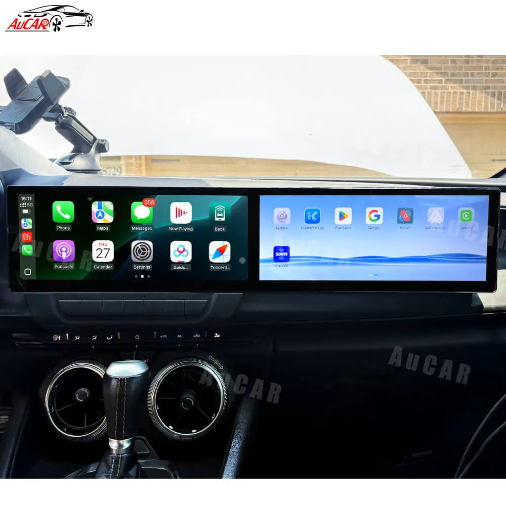 AuCAR Android 12.3" Car radio For Chevrolet Camaro 2016-2023 Dual Screen Digital instrument panel