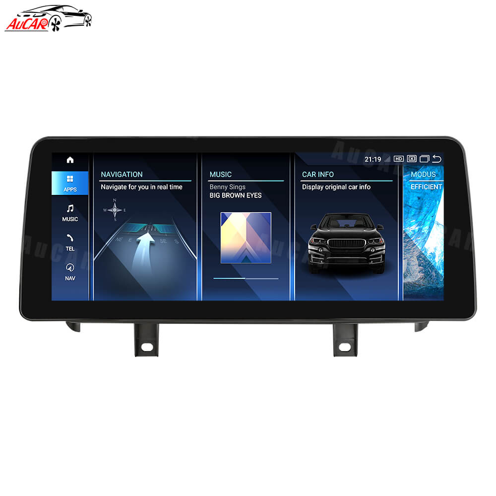 AuCar Android 13 10.25 / 12.3 Screen Size Car Radio GPS Navigation For BMW X5 F15 Car Multimedia Stereo Player Car Video