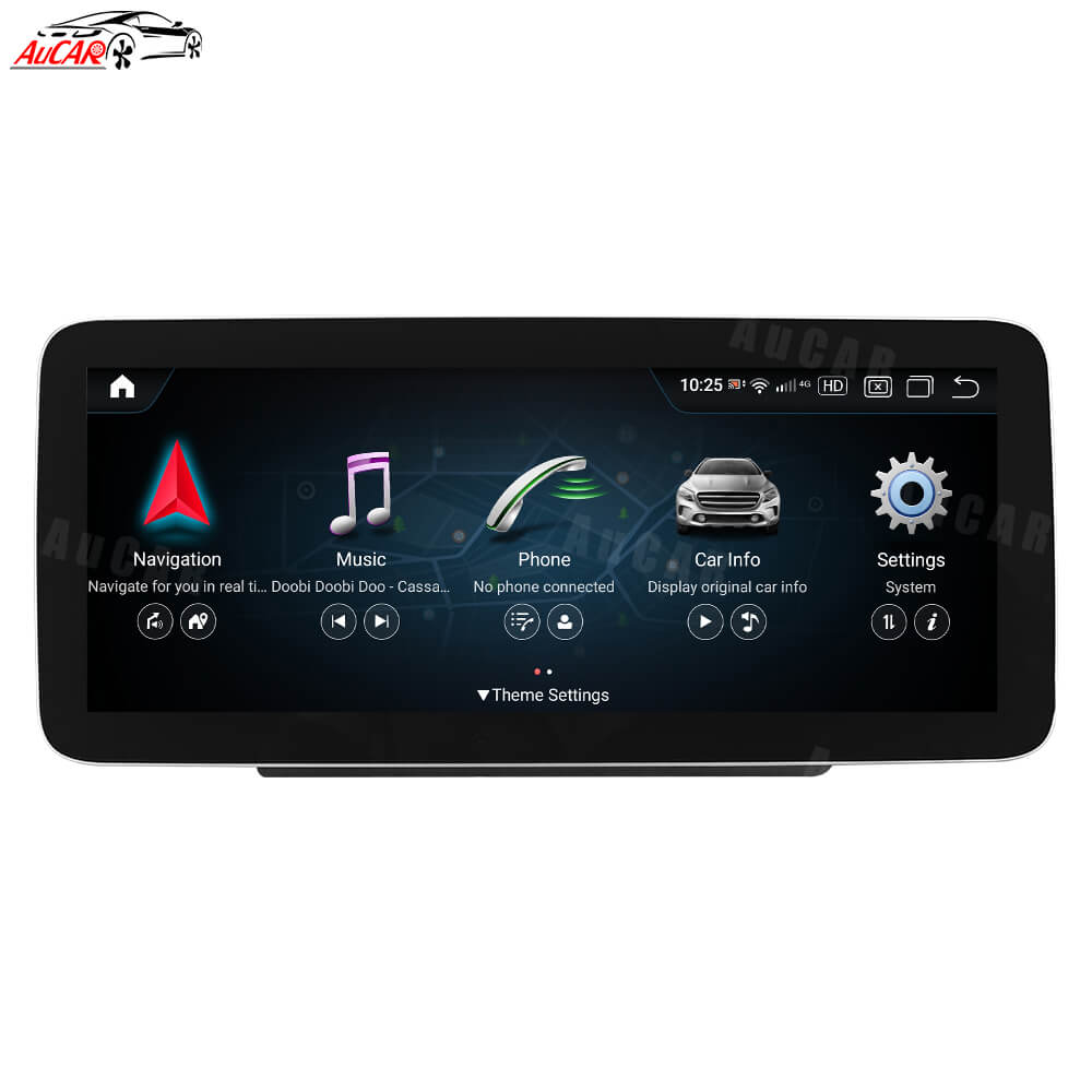 AuCAR Android 13 Head Unit Car Video For Mercedes Benz GLC/C/V Class 2019 2020 2021 2022 NTG5.5 Car Multimedia Player GPS Navi Audio Radio Stereo Head Unit