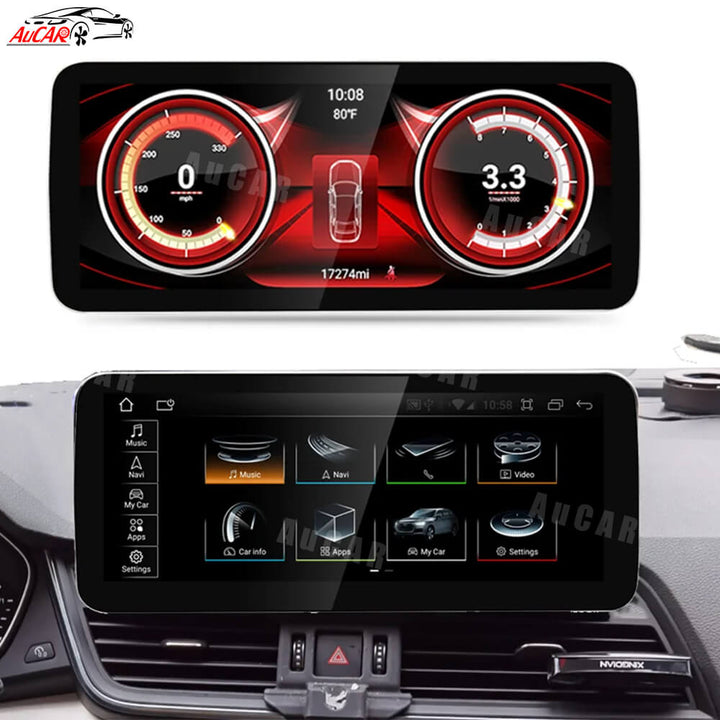 AuCar Android 12.3" Car Radio GPS Navigation For Audi Q5 2009- 2017 Car Multimedia Stereo Player Car Video