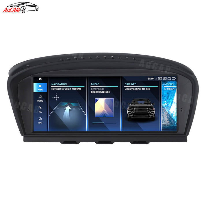 AuCar Android 13 12.3" Car Radio GPS Navigation For BMW 5 Series E60 Car Multimedia Stereo Player Car Video