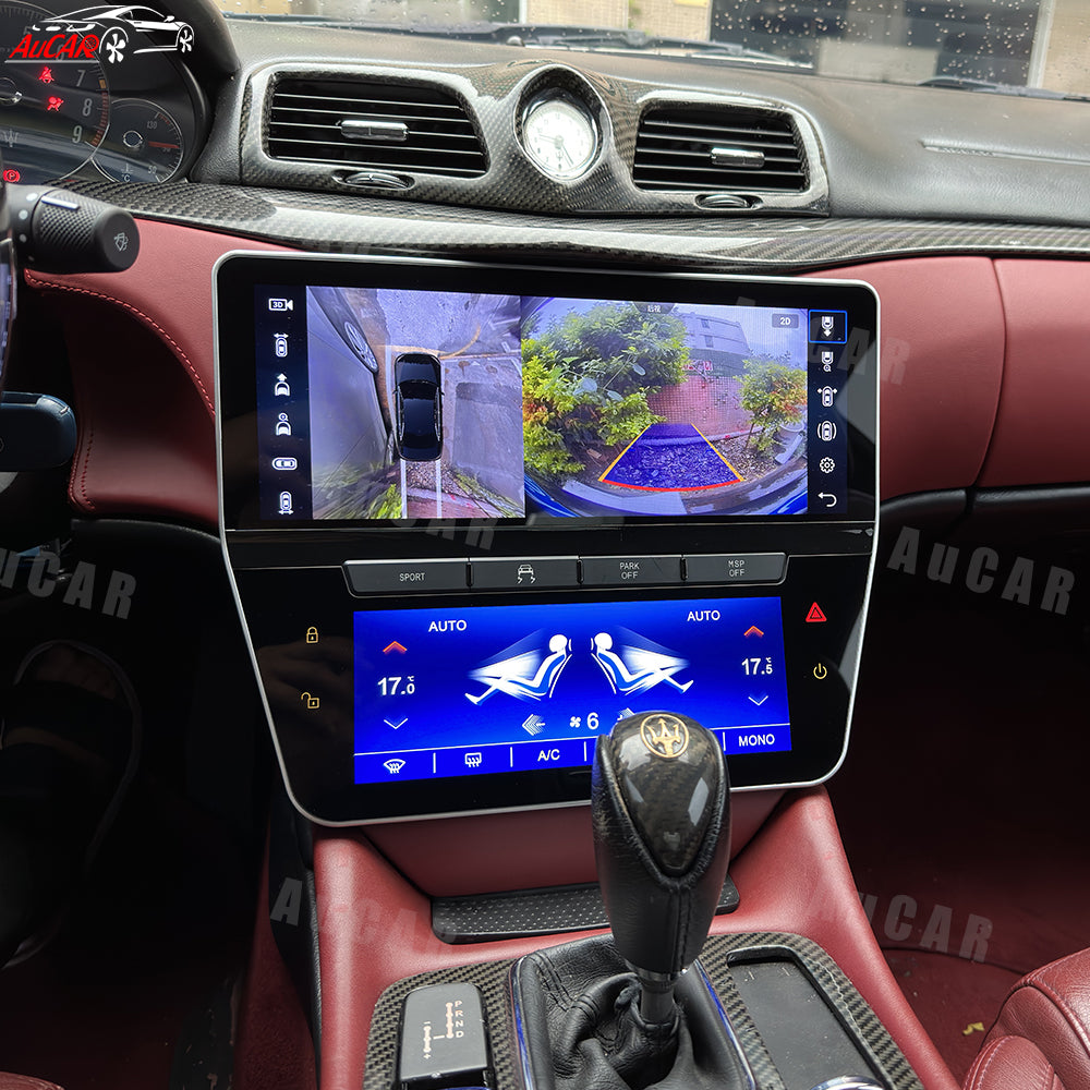 AuCar Tesla Android 12 12.3" Car Radio GPS Navigation For Maserati Granturismo (07-17) 1:1 Style 2024 Car Multimedia Stereo Player Car Video