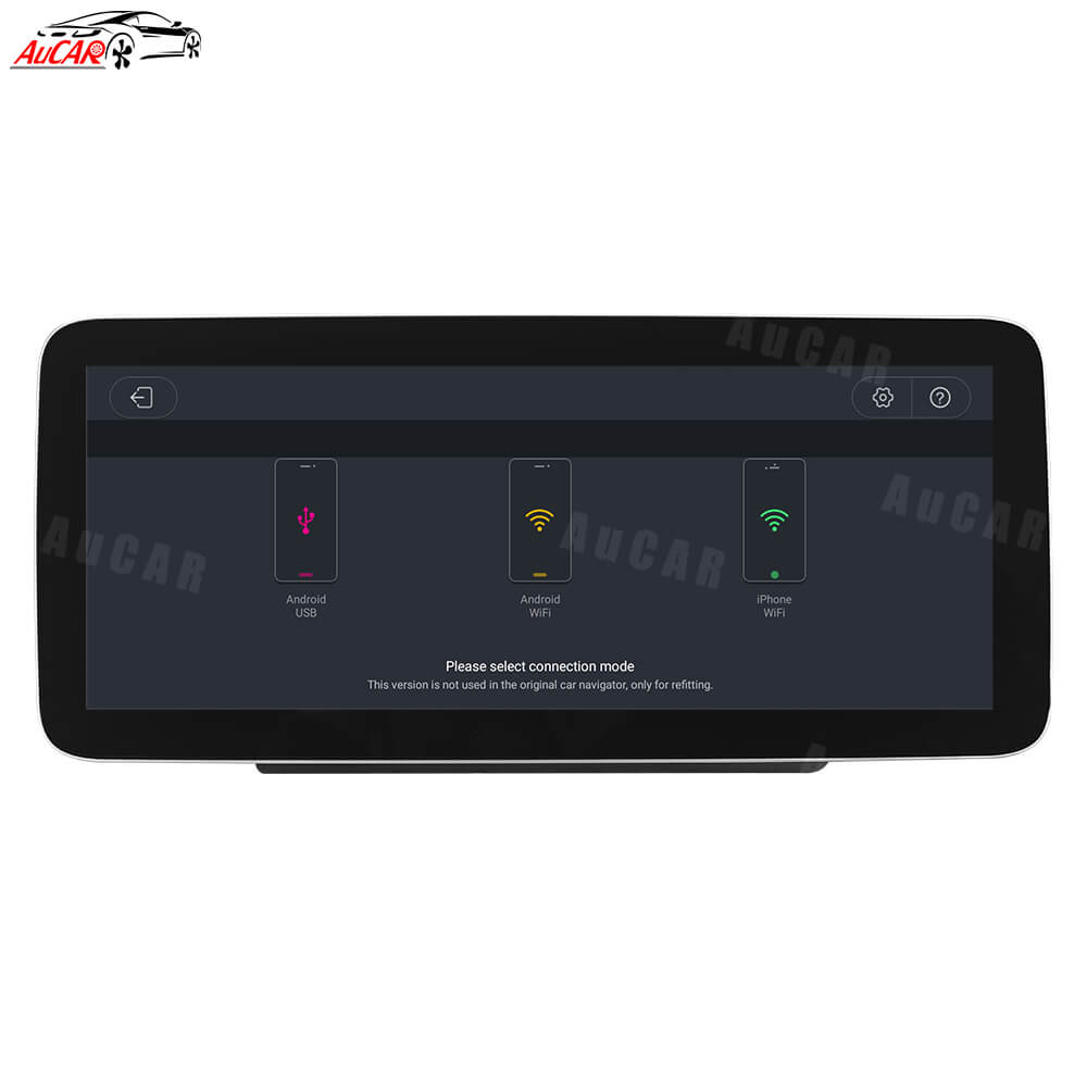 AuCAR Android 13 Head Unit Car Video For Mercedes Benz GLC/C/V Class 2019 2020 2021 2022 NTG5.5 Car Multimedia Player GPS Navi Audio Radio Stereo Head Unit