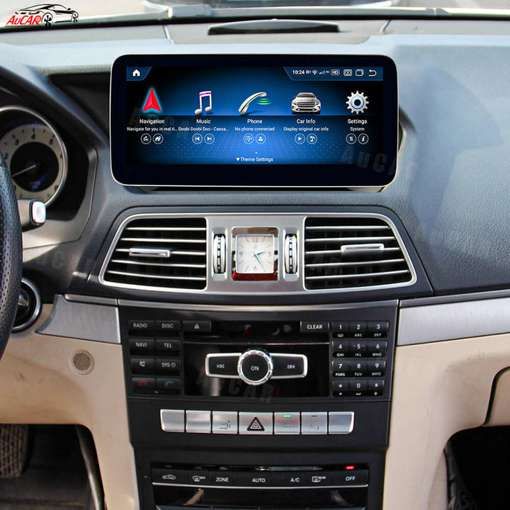 AuCAR Android 13 10.25/12.3 Head Unit Car Video For Mercedes-Benz E-Class Coupet W207 C207 A207 Car Multimedia Player GPS Navi Audio Radio Stereo Head Unit