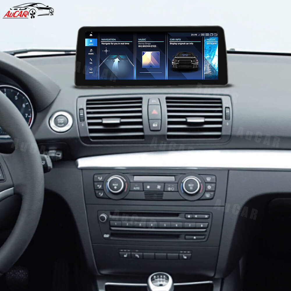 AuCar Android 13 12.3" Car Radio GPS Navigation For BMW 1 Series E81 E82 E87 E88 Car Multimedia Stereo Player Car Video