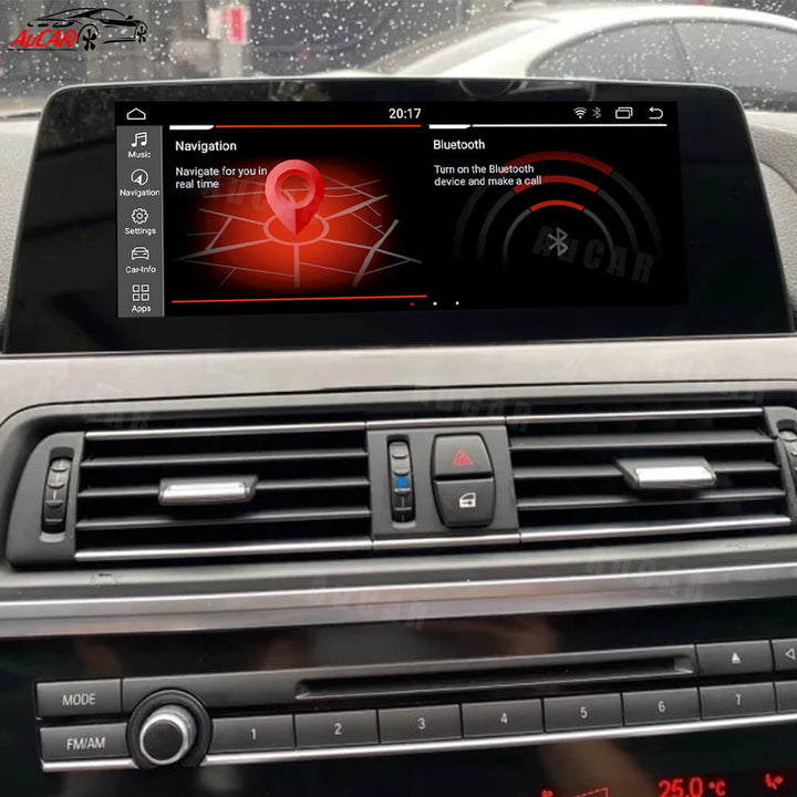 AuCar Android 13 10.25" Car Radio GPS Navigation For BMW 6 Series F06 F12 F13 2010-2017 Car Multimedia Stereo Player Car Video
