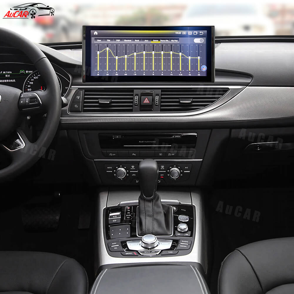 AuCar Android 13 12.3" Car Radio GPS Navigation For Audi A6 A7 S6 S7 RS6 RS7 2012-2018 Car Multimedia Stereo Player Car Video