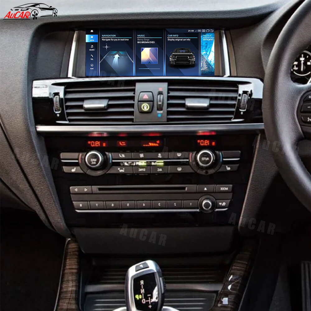 AuCar Android 13 10.25 / 8.8 Screen Size Car Radio GPS Navigation For BMW X3 F25 Car Multimedia Stereo Player Car Video