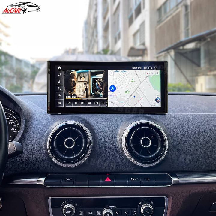 AuCar Android 13 12.3" Car Radio GPS Navigation For Audi A3 S3 RS3 2014-2020 Car Multimedia Stereo Player Car Video